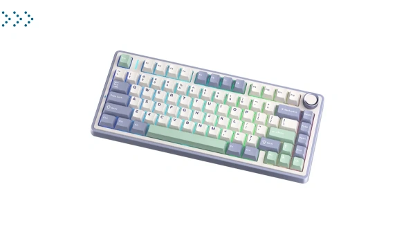 Клавиатуры AULA F75 Purple-Beige-Green Light Green Switches Клавиатуры AULA F75 Purple-Beige-Green Light Green Switches